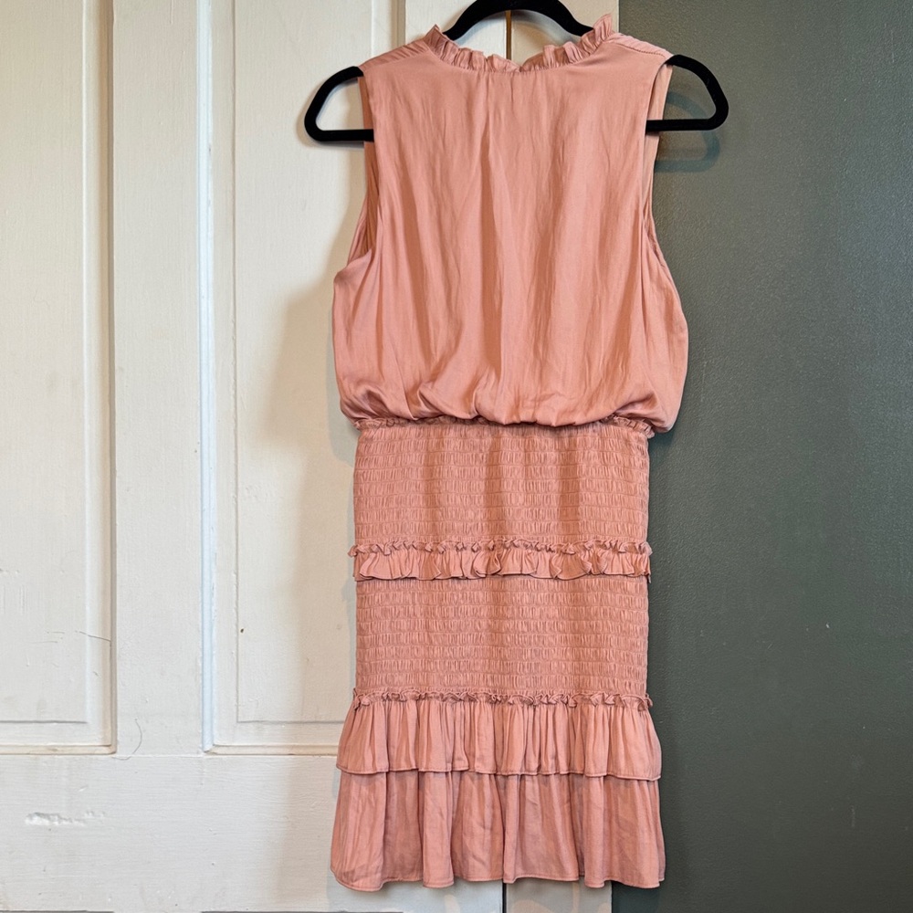Chic Sleeveless Ruffled Mini Dress - Picture 3 of 4